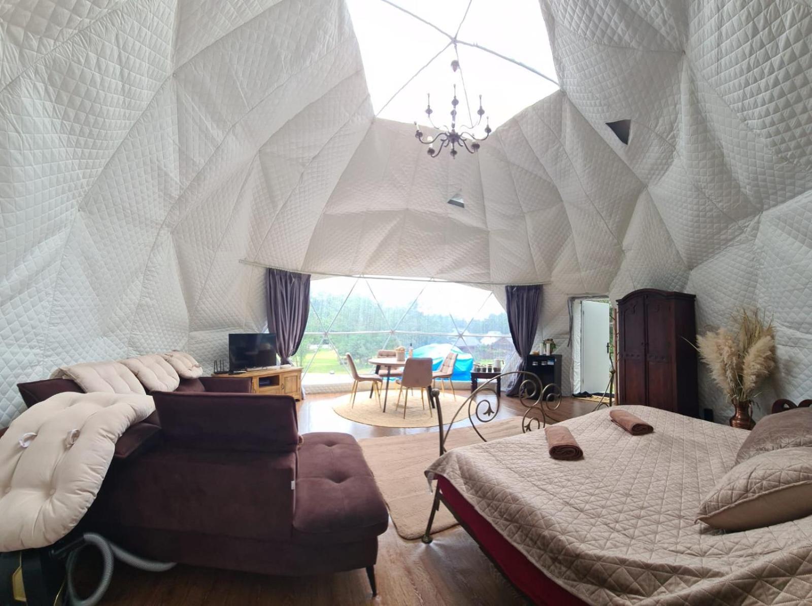 Hotel Glamping Pod Orlem Cedynia Exterior foto