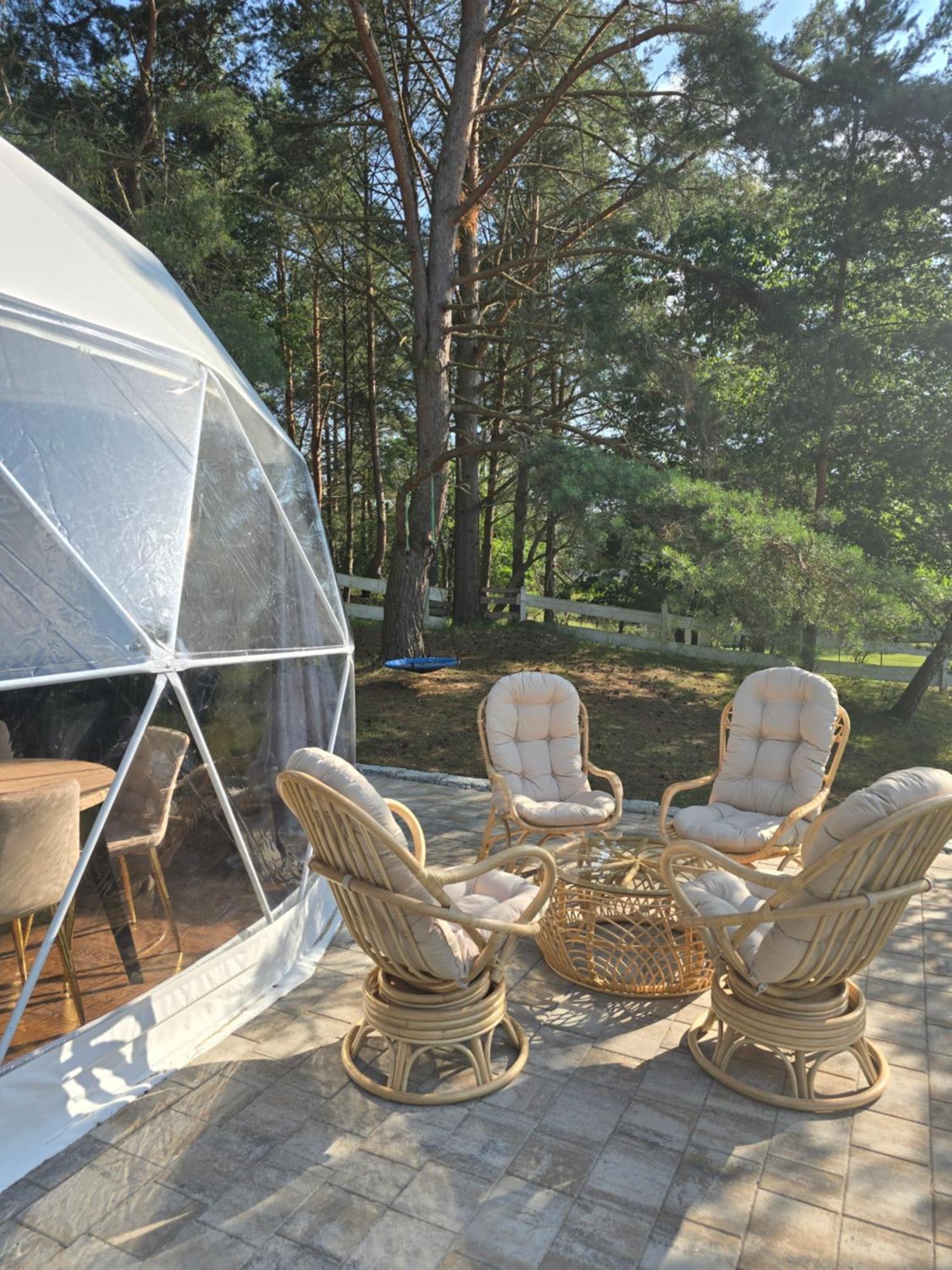 Hotel Glamping Pod Orlem Cedynia Exterior foto