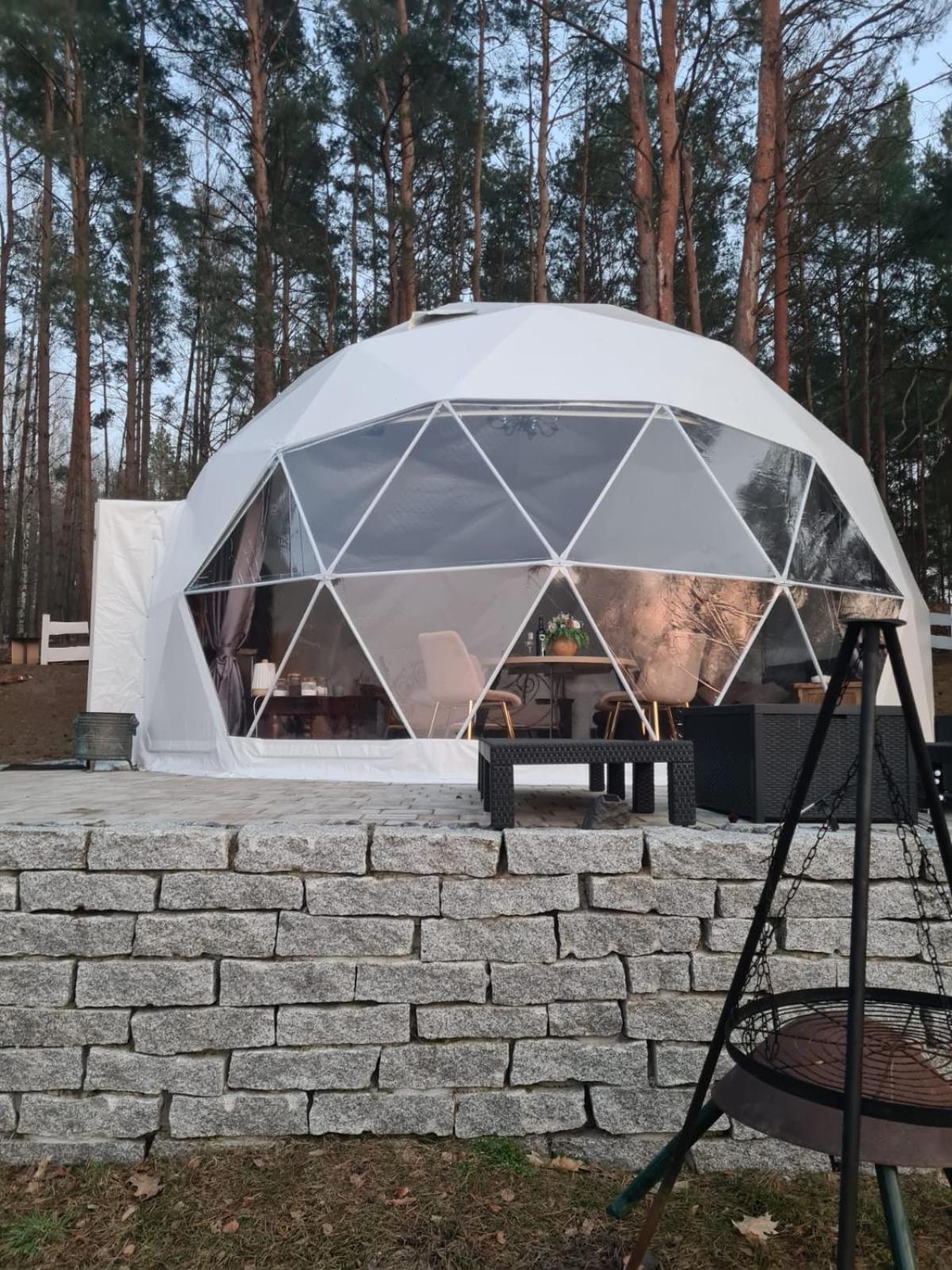 Hotel Glamping Pod Orlem Cedynia Exterior foto