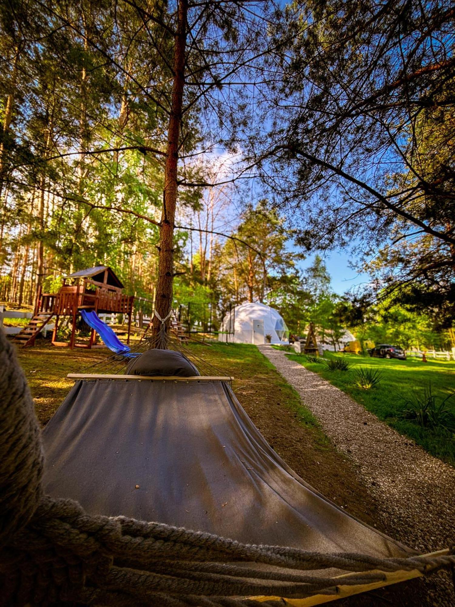 Hotel Glamping Pod Orlem Cedynia Exterior foto