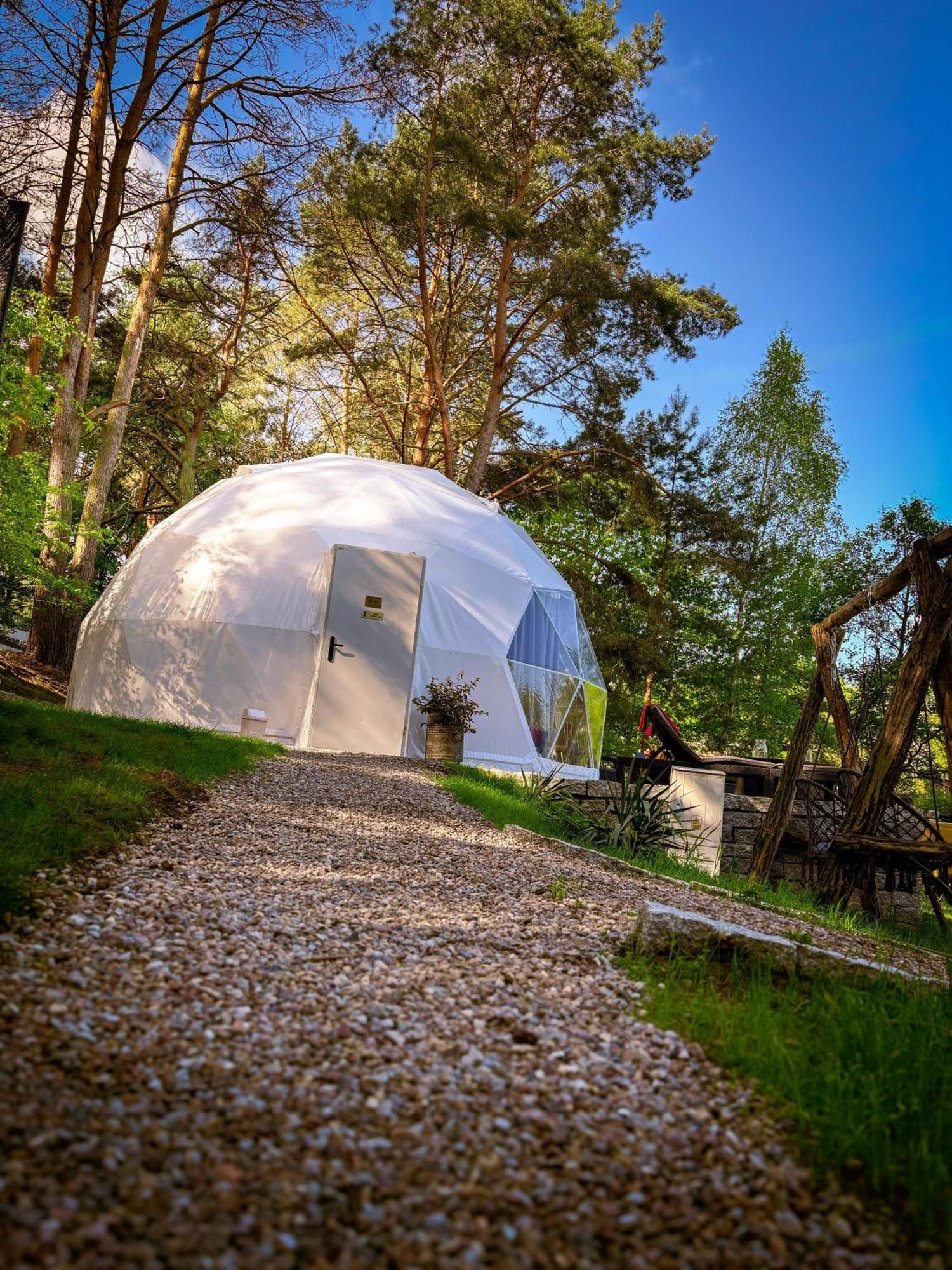 Hotel Glamping Pod Orlem Cedynia Exterior foto