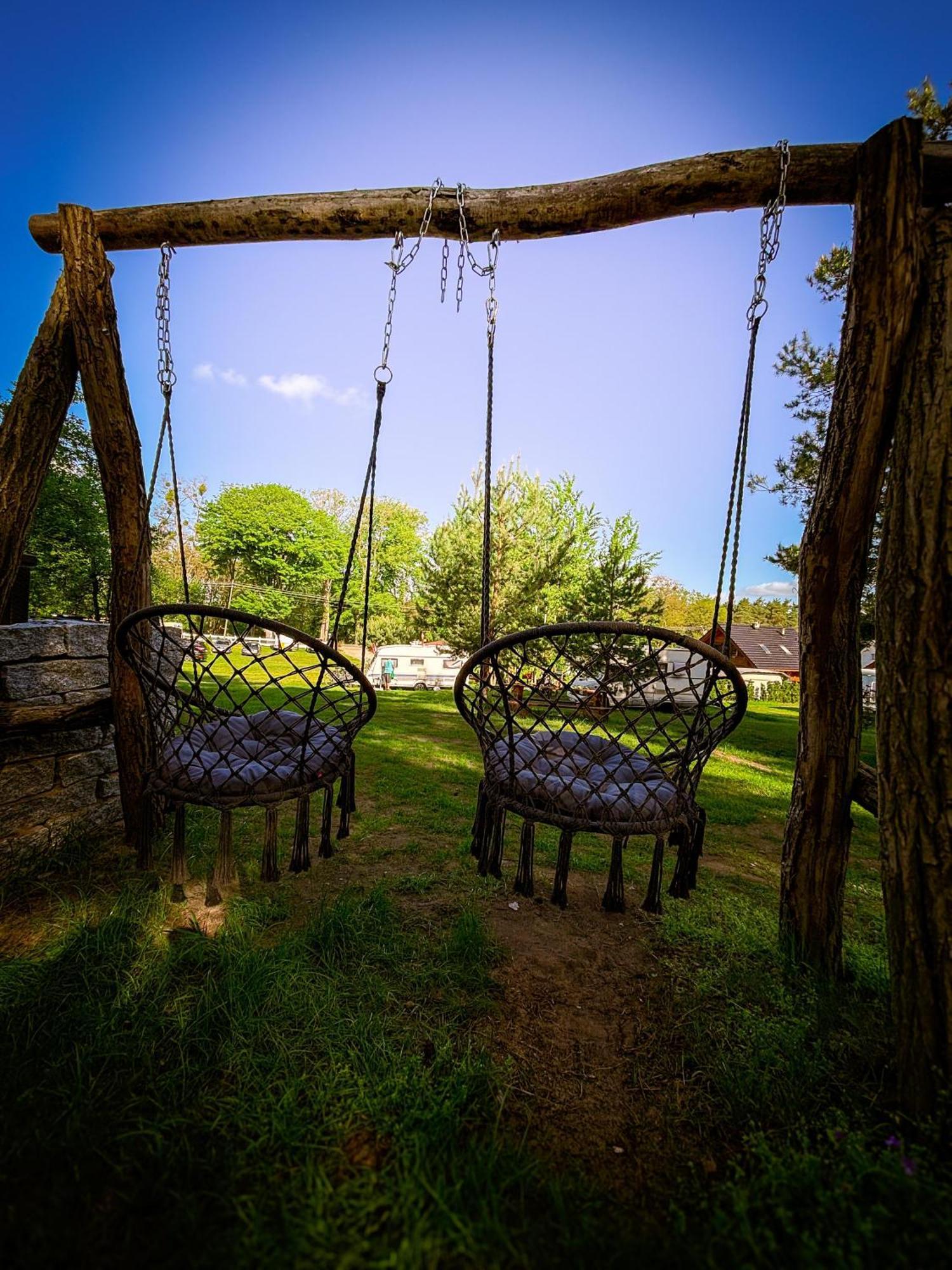 Hotel Glamping Pod Orlem Cedynia Exterior foto