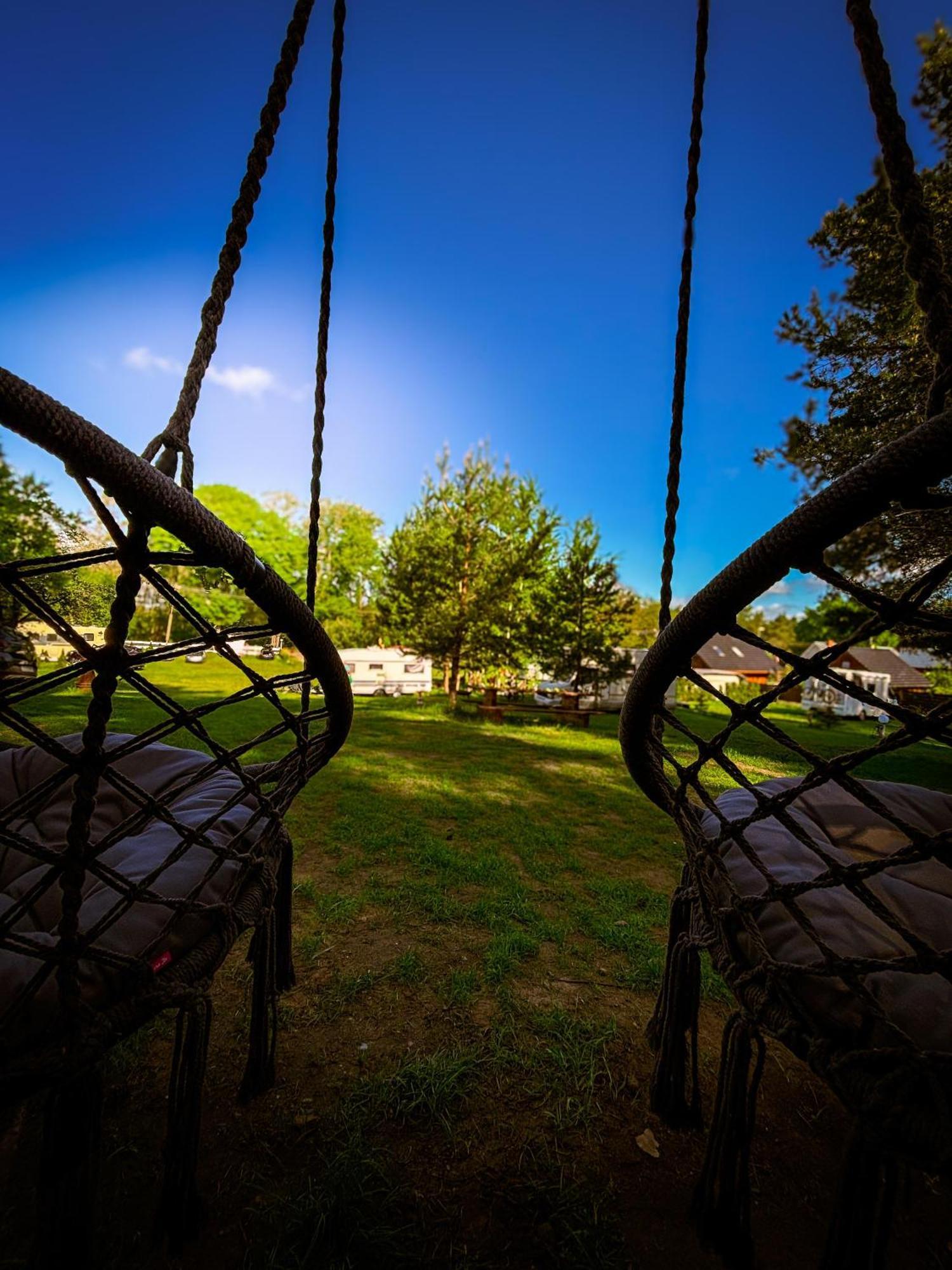 Hotel Glamping Pod Orlem Cedynia Exterior foto