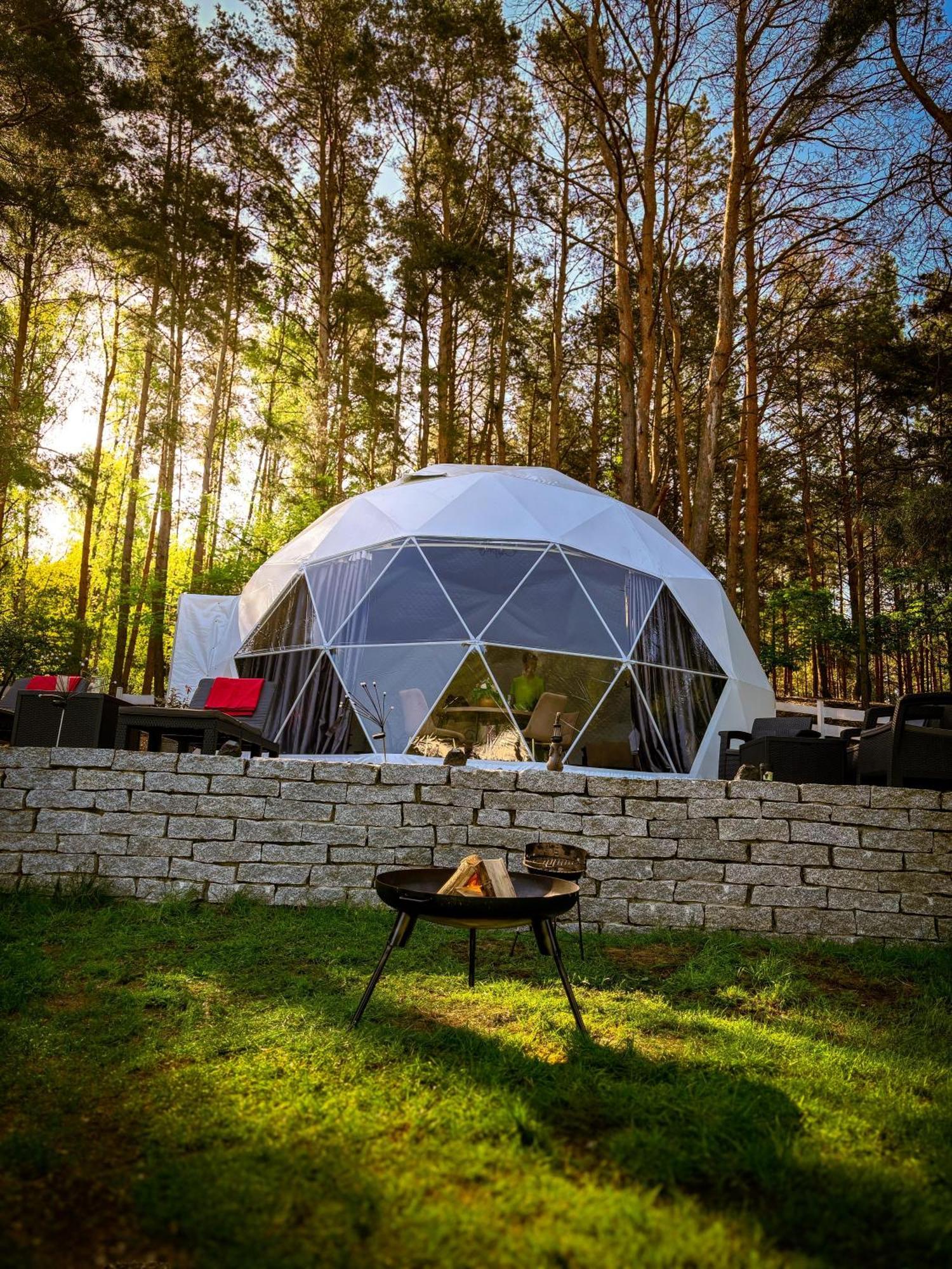 Hotel Glamping Pod Orlem Cedynia Exterior foto