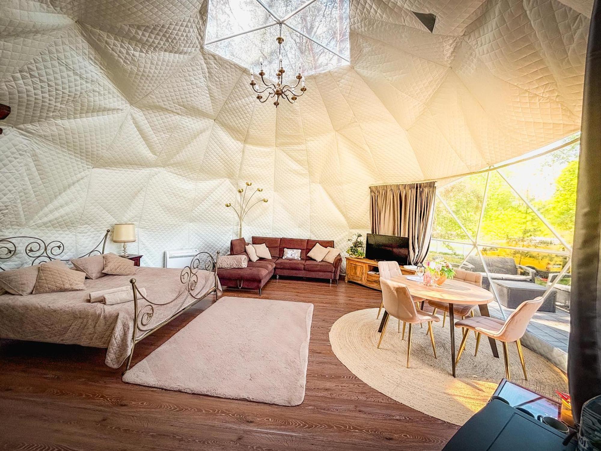 Hotel Glamping Pod Orlem Cedynia Exterior foto