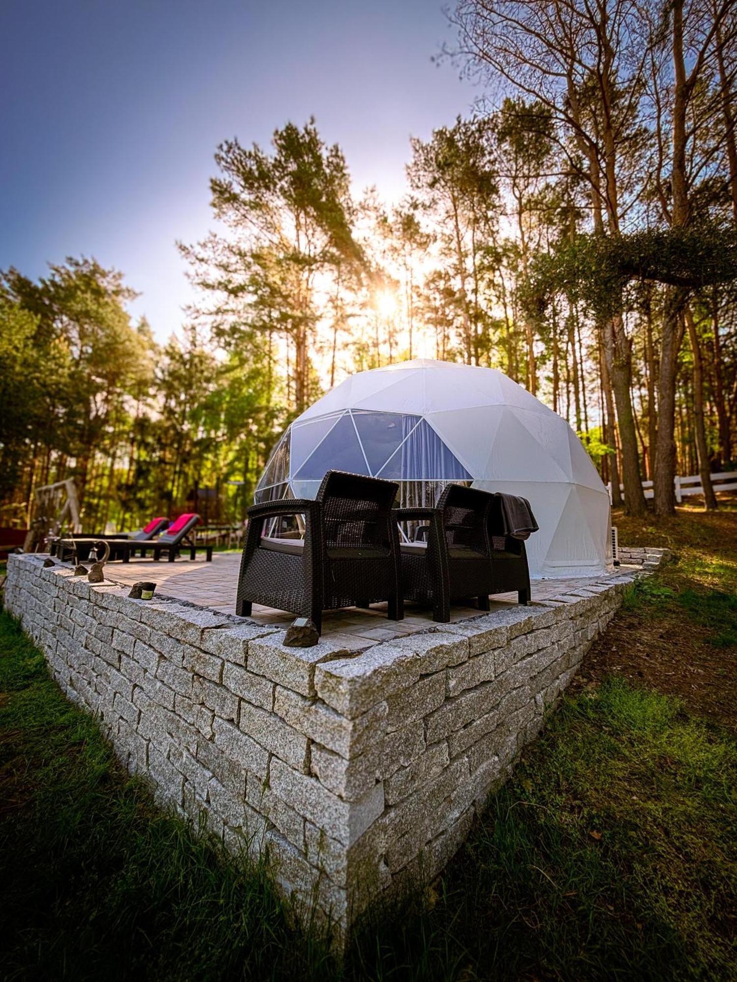 Hotel Glamping Pod Orlem Cedynia Exterior foto